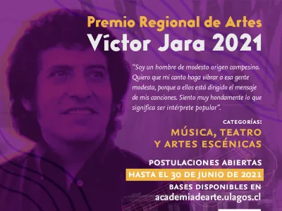Extienden período de postulación al Premio Víctor Jara