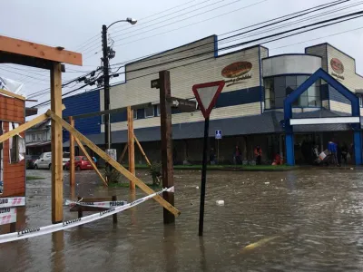 Fuertes Lluvias en Puerto Varas dejaron inundaciones en varios sectores