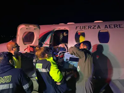 Fuerza Aérea Evacuó de Emergencia a Menor de Edad desde Dalcahue