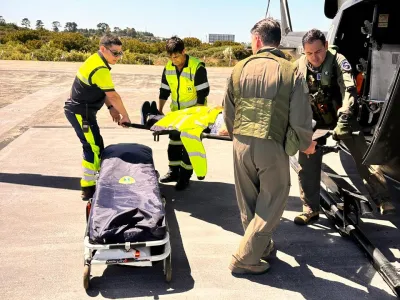 Fuerza Aérea trasladó paciente desde Paso El León