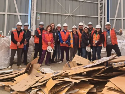 Funcionarios del Hospital de Puerto Montt realizan visita técnica al Centro de Tratamiento Integral (CTI) del Relleno Sanitario La Laja
