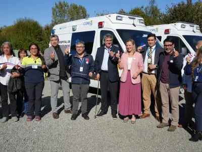 Gobierno Regional entrega ambulancias en Fresia, Frutillar y Llanquihue junto a un nuevo mamógrafo