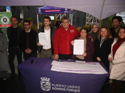 Gobierno Regional y municipio de Puerto Varas concretaron millonaria inversión para calles urbanas y remodelación del Mercado Pío Nono