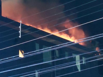 Incendio en Plaza Allegra movilizó a 40 bomberos