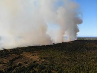 Intendencia regional presentó dos querellas por los incendios forestales que afectan a Ancud y Futaleufú