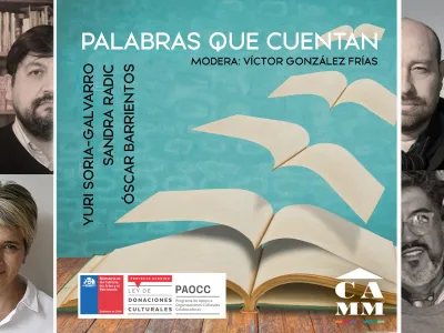 La palabra se adueña del escenario en el CAMM con tres grandes invitados