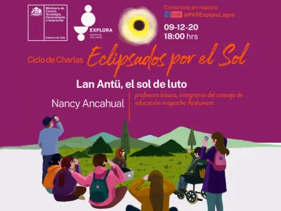 “Lan Antü, el Sol de luto” se vivirá desde la Cosmovisión Mapuche en próxima charla astronómica 