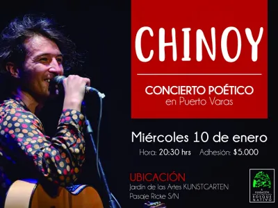 Mañana miércoles 10 de enero: Chinoy en el Jardín de las Artes Kunstgarten