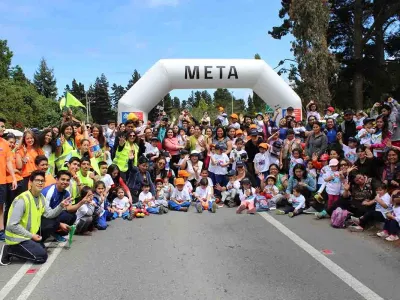 Más de 200 personas participaron de la sexta versión de la Corrida Familiar del Jardín Infantil “Las Murtitas” de Ensenada  
