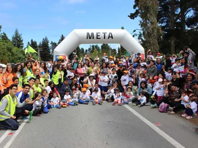 Más de 200 personas participaron de la sexta versión de la Corrida Familiar del Jardín Infantil “Las Murtitas” de Ensenada  