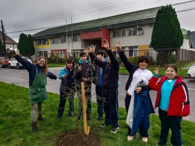 En Puerto Varas se inició proceso de plantación de árboles, rosas y plantas temporada Otoño Invierno 2023
