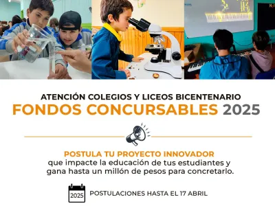 Nueva Convocatoria Nacional a Fondos Concursables por la Educación: Fundación Piñera Morel y Fundación Futuro pueden hacer realidad tu proyecto