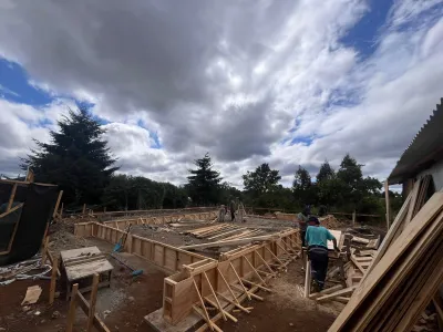 Obras de reconstrucción del nuevo Cuartel de Bomberos en Tegualda presentan un 20% de avance