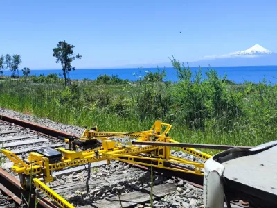 Ojo con los cruces de trenes: EFE continua con obras de revisión de la vía