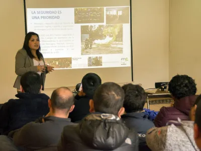 Onemi y Metrogas realizan capacitación sobre control de emergencias en transporte de gas natural licuado