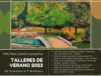 ONG Plaza Cultural Llanquihue ofrece talleres gratuitos para niñas y niños