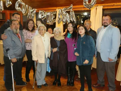 Otilia Oyarzo celebró sus 100 años en el Club Alemán de Puerto Varas