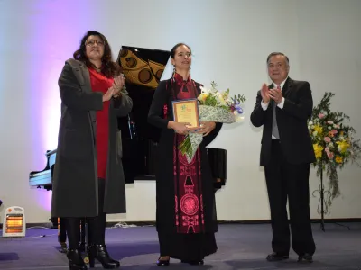 Pianista Mahani Teave relizó Concierto y Clase Magistral para alumnos de Academia de Música Municipal
