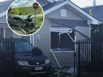 Por fuga de gas: explosión en casa del sector Mirador de Puerto Varas deja dos lesionados