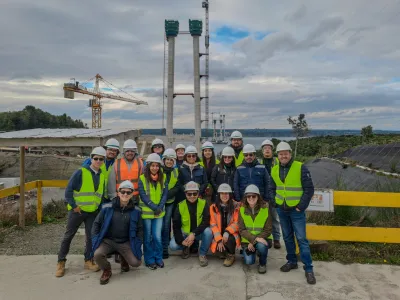 Programa Infraestructura Sostenible e Inclusiva para la Competitividad (ISIC) realizó visita a obras de Puente Chacao que alcanza el 51% de avance