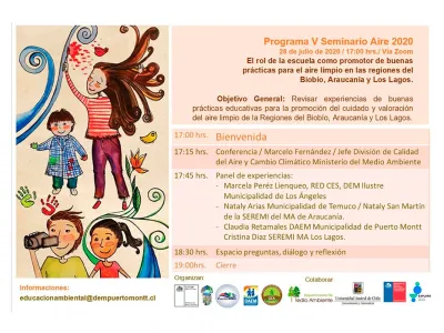 Próximamente se realizará el 5°Seminario Aire 2020 