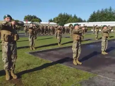 Regimiento N°12 “Sangra”: se realizó Ceremonia de “Entrega de Corvos” al personal de Soldados Conscriptos recientemente acuartelados