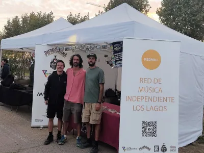 Representantes de la industria de la música de la Región de Los Lagos expusieron en Lollapalooza