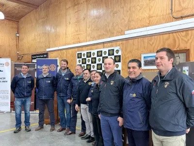 Rotary Club del Lago donó más de mil dólares en insumos a la Primera Compañía de Bomberos de Puerto Varas
