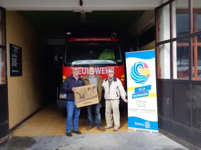 Rotary Club del Lago hace importante donación a Segunda Compañía de Bomberos “Germania” de Puerto Varas