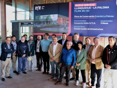 Se inició rehabilitación de estación La Paloma para el regreso del tren a Puerto Montt