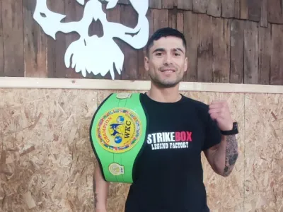 Sensei del Club Strikebox de Puerto Varas se coronó campeón nacional de Kickboxing