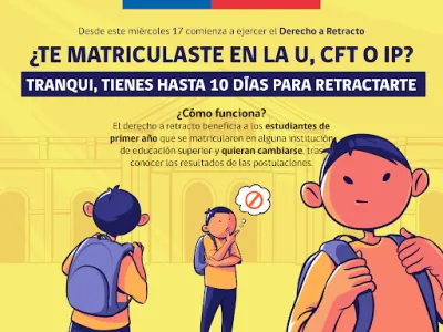 SERNAC y SES Informan Cómo Ejercer el Derecho a Retracto en la Educación Superior