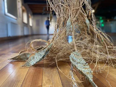 ‘Somos Raíces’: Voluspa Jarpa y Raquel Aguilar Colivoro inauguran muestra conjunta en el Centro de Arte Molino Machmar