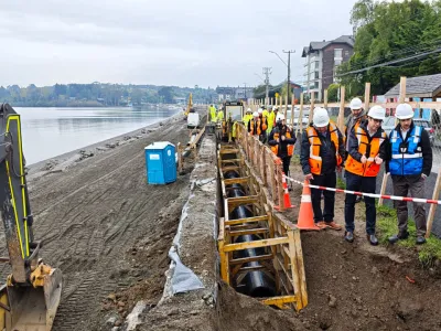 Suralis avanza en obras de protección medioambiental en Puerto Varas que acompañan el desarrollo del Parque Costanera