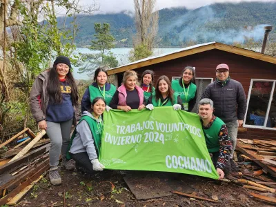 Estudiantes tomasinos realizaron trabajos de invierno en Cochamó