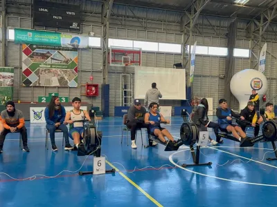Viento y Marea se llevó los mayores aplausos en campeonato de remoergómetro en gimnasio de la UACh