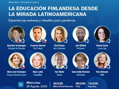 Webinar internacional de educación: Finlandia mostrará herramientas, aplicaciones y plataformas educativas para apoyar el aprendizaje en escuelas chilenas y de otros países de la región